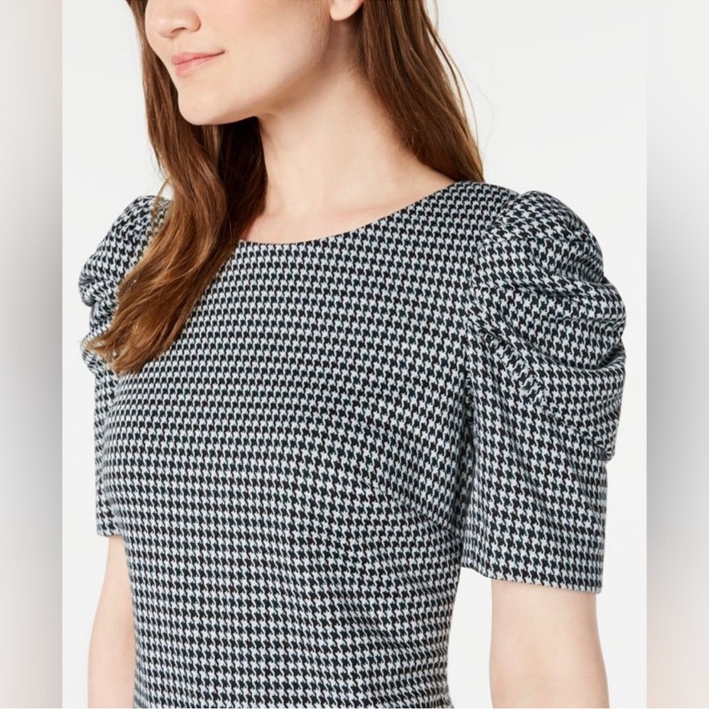 Worthington Black and White Houndstooth Dress